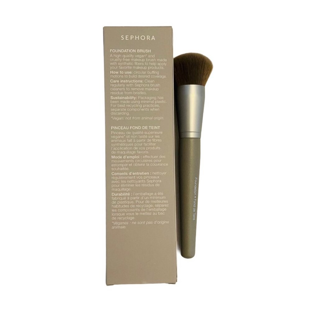 SEPHORA Foundation Brush (Small / Travel / Mini) Base Makeup Brushes, New in Box - Picture 2 of 2